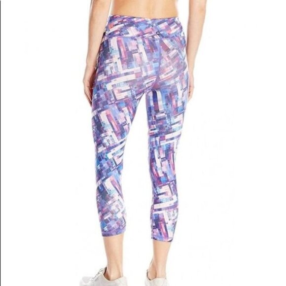 Prana Supernova Fractal Roxanne Capri Leggings Activewear Bottoms Size Medium - Picture 2 of 8